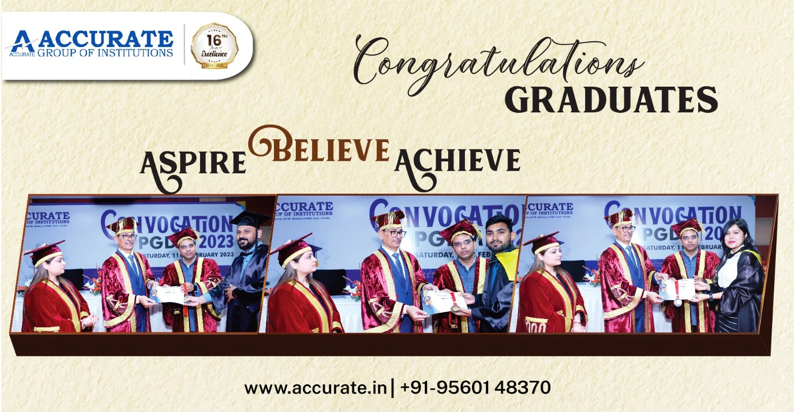 Congratulations Graduates - Convocation Ceremony 2023